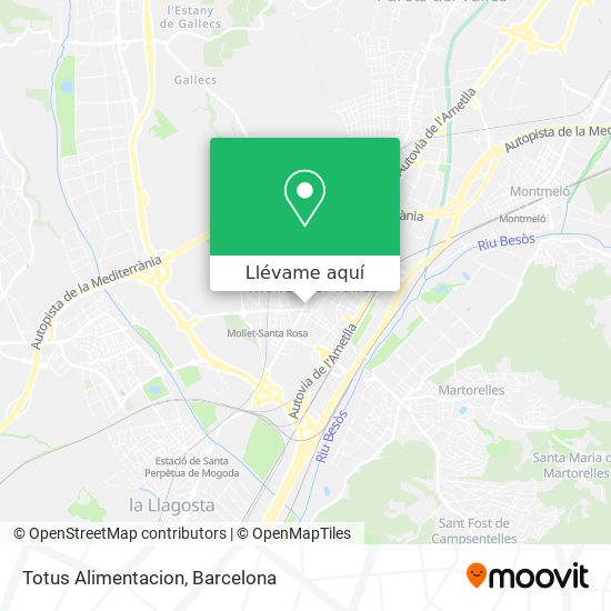 Mapa Totus Alimentacion
