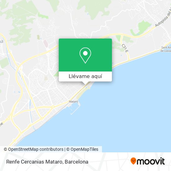Mapa Renfe Cercanias Mataro