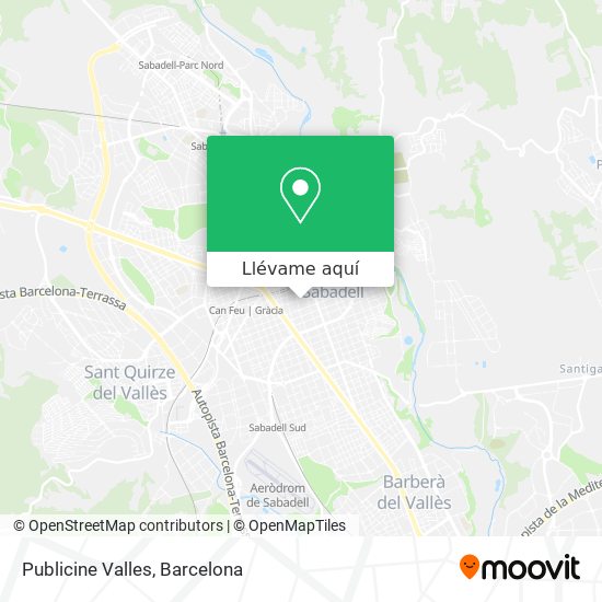 Mapa Publicine Valles