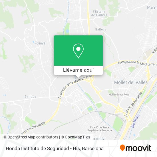 Mapa Honda Instituto de Seguridad - His