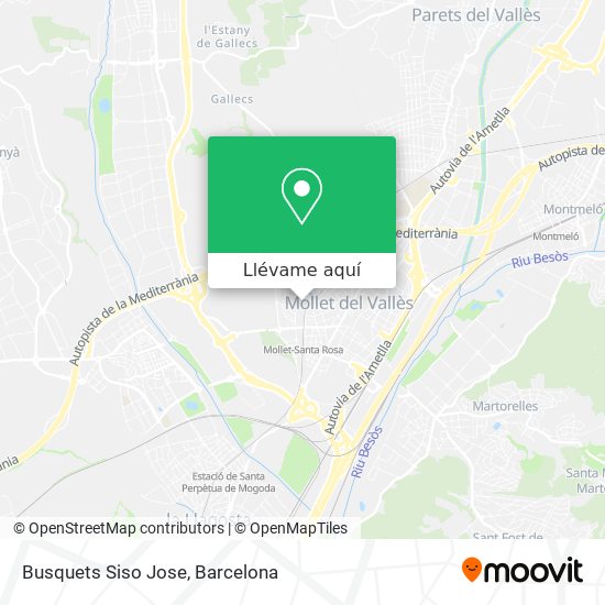 Mapa Busquets Siso Jose