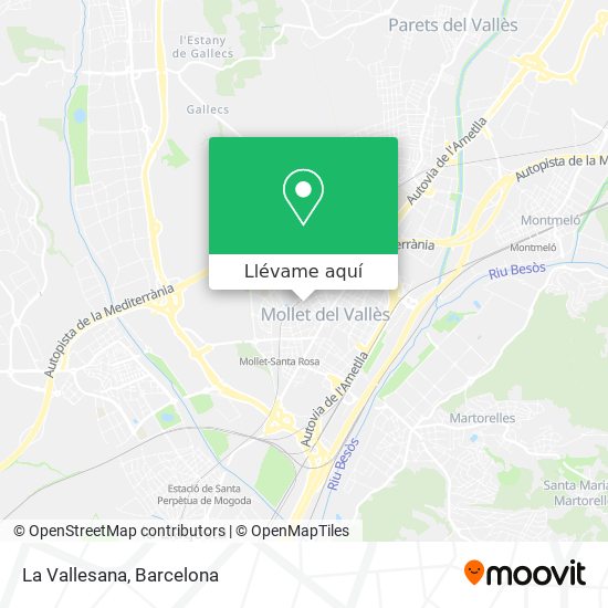 Mapa La Vallesana