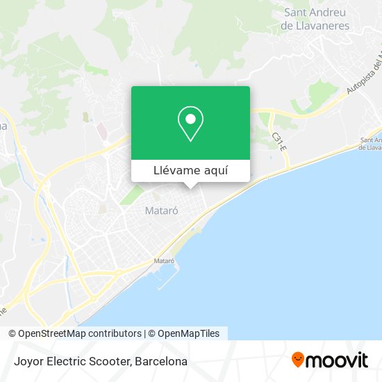 Mapa Joyor Electric Scooter