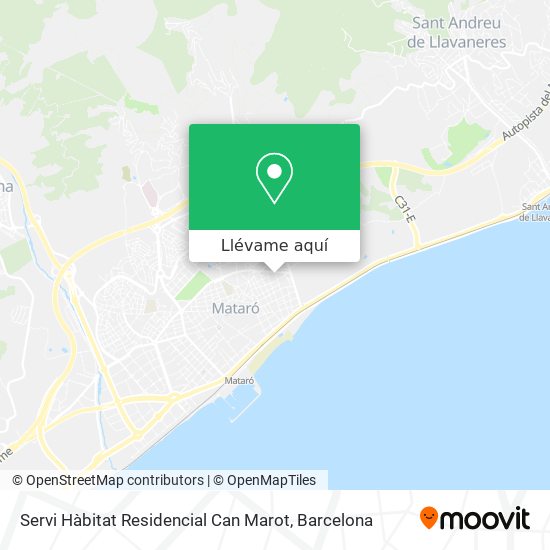 Mapa Servi Hàbitat Residencial Can Marot