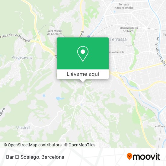 Mapa Bar El Sosiego