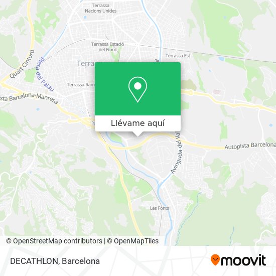 Mapa DECATHLON