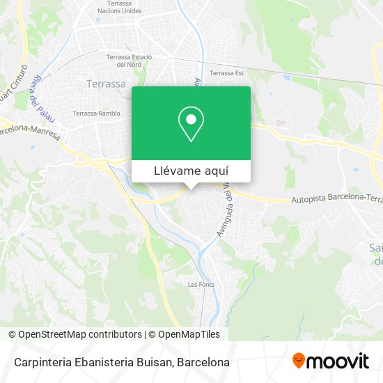 Mapa Carpinteria Ebanisteria Buisan
