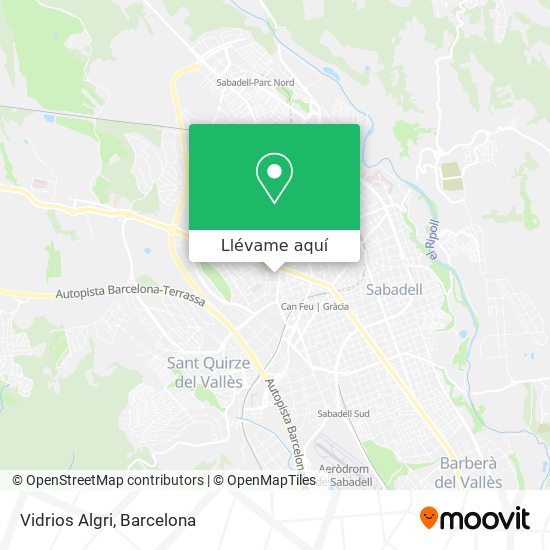 Mapa Vidrios Algri