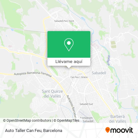 Mapa Auto Taller Can Feu