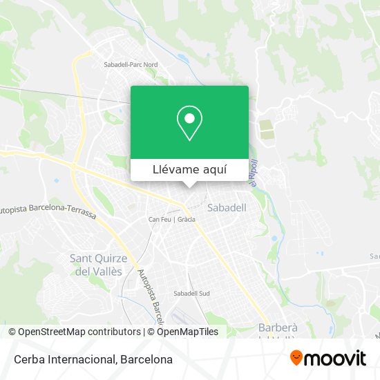 Mapa Cerba Internacional