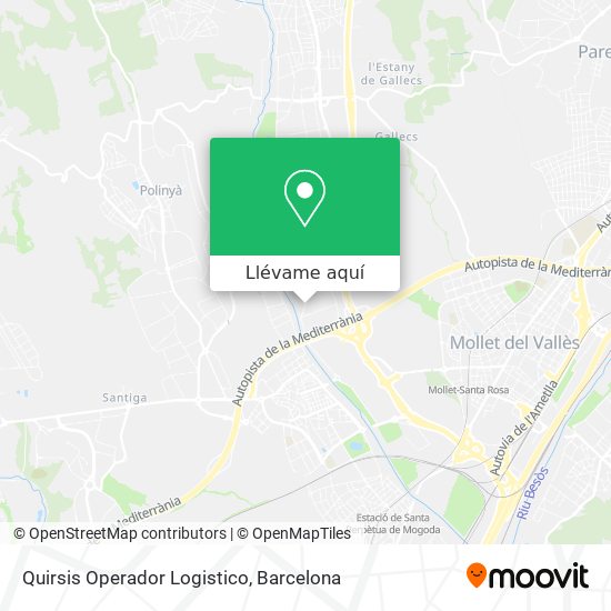 Mapa Quirsis Operador Logistico