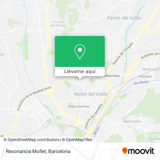 Mapa Resonancia Mollet