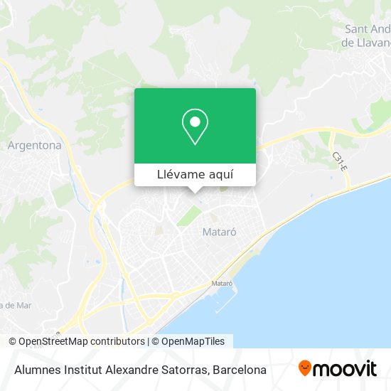 Mapa Alumnes Institut Alexandre Satorras