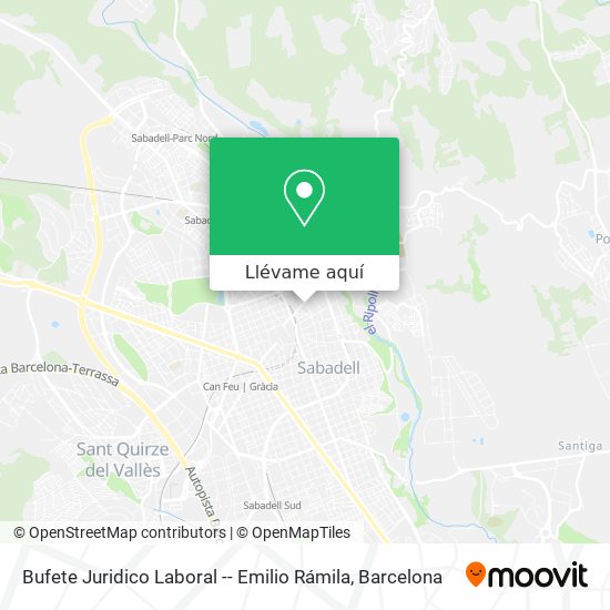 Mapa Bufete Juridico Laboral -- Emilio Rámila