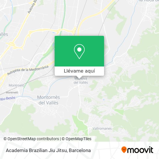 Mapa Academia Brazilian Jiu Jitsu
