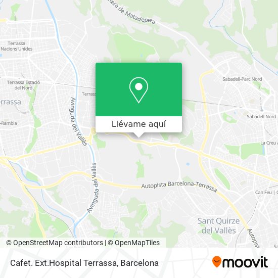 Mapa Cafet. Ext.Hospital Terrassa