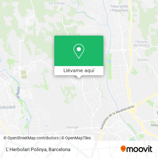 Mapa L' Herbolari Polinya