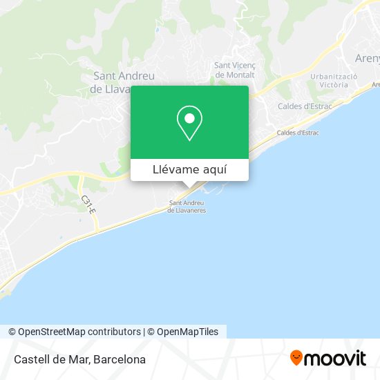 Mapa Castell de Mar