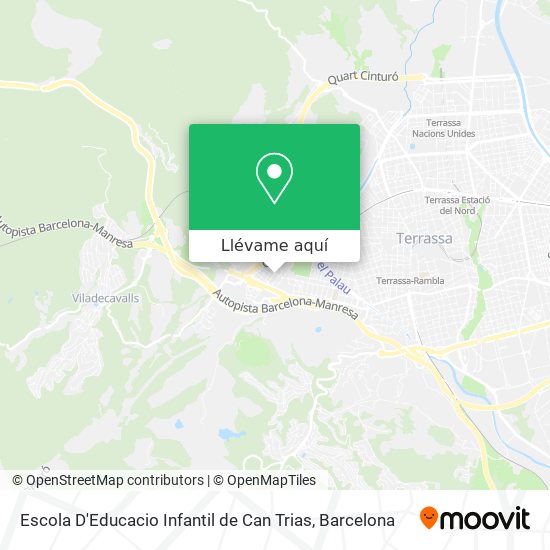 Mapa Escola D'Educacio Infantil de Can Trias