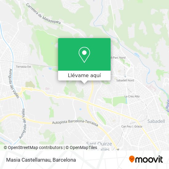 Mapa Masia Castellarnau