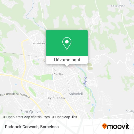 Mapa Paddock Carwash