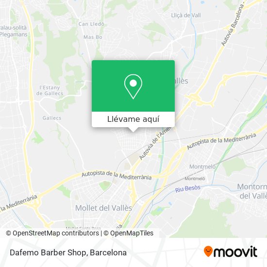 Mapa Dafemo Barber Shop