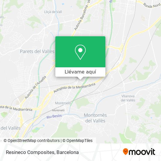 Mapa Resineco Composites
