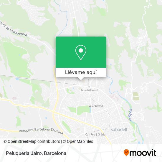 Mapa Peluqueria Jairo