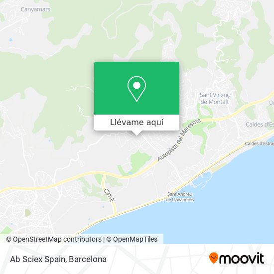 Mapa Ab Sciex Spain