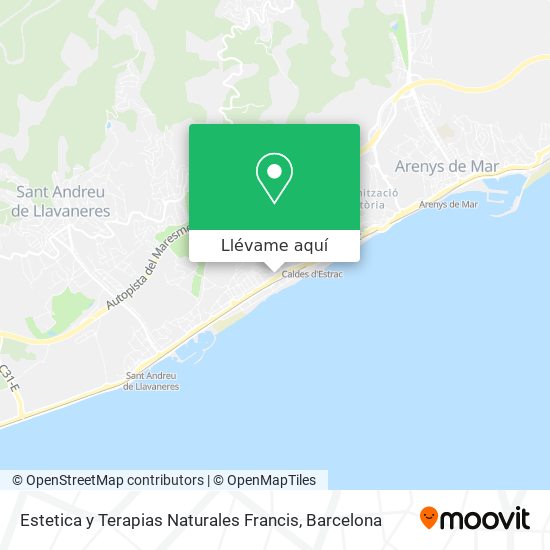 Mapa Estetica y Terapias Naturales Francis
