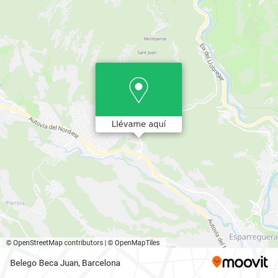 Mapa Belego Beca Juan