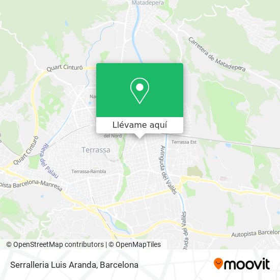 Mapa Serralleria Luis Aranda