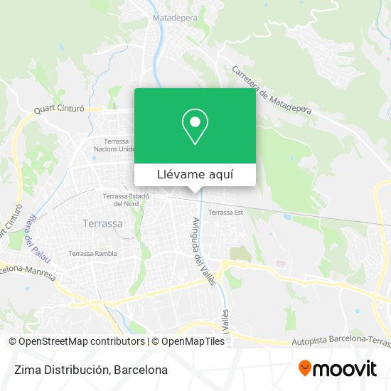 Mapa Zima Distribución