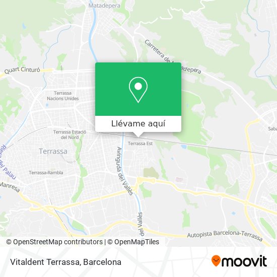 Mapa Vitaldent Terrassa