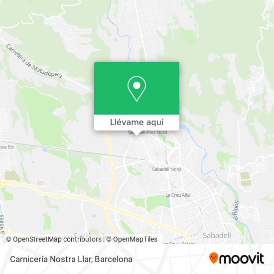 Mapa Carnicería Nostra Llar