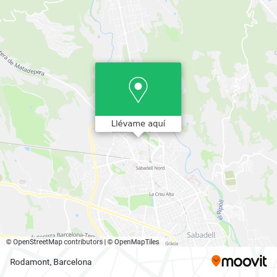 Mapa Rodamont