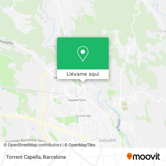 Mapa Torrent Capella