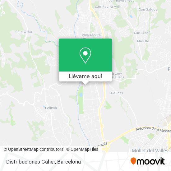 Mapa Distribuciones Gaher