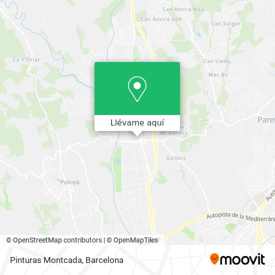 Mapa Pinturas Montcada