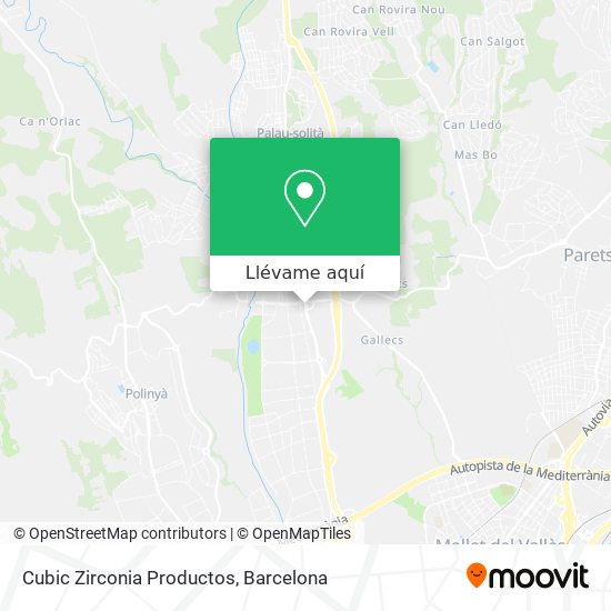 Mapa Cubic Zirconia Productos