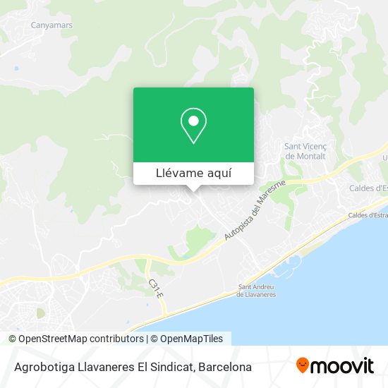 Mapa Agrobotiga Llavaneres El Sindicat
