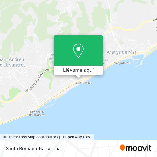Mapa Santa Romana