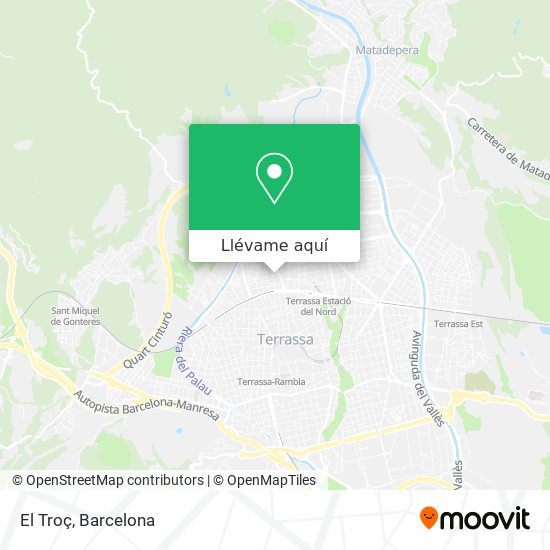 Mapa El Troç