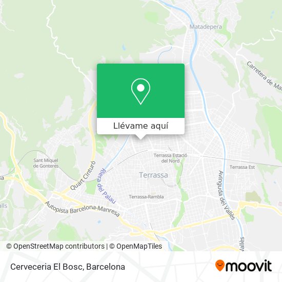 Mapa Cerveceria El Bosc