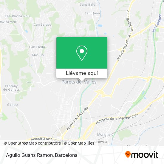 Mapa Agullo Guans Ramon