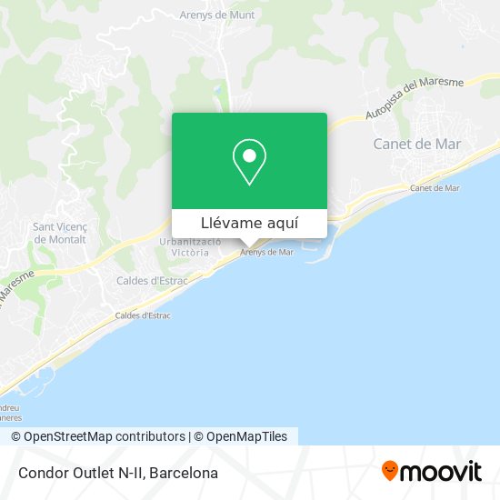 Mapa Condor Outlet N-II