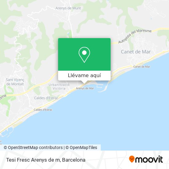 Mapa Tesi Fresc Arenys de m