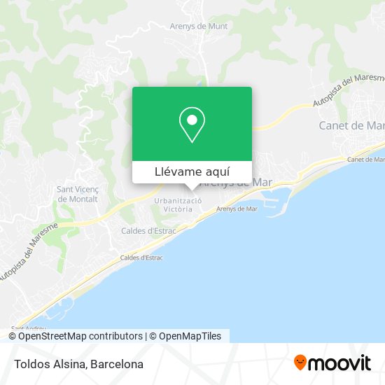 Mapa Toldos Alsina