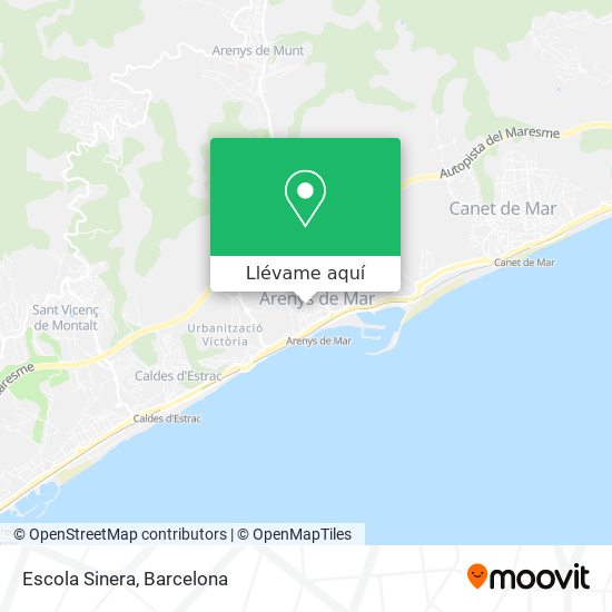 Mapa Escola Sinera