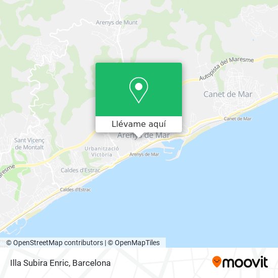Mapa Illa Subira Enric